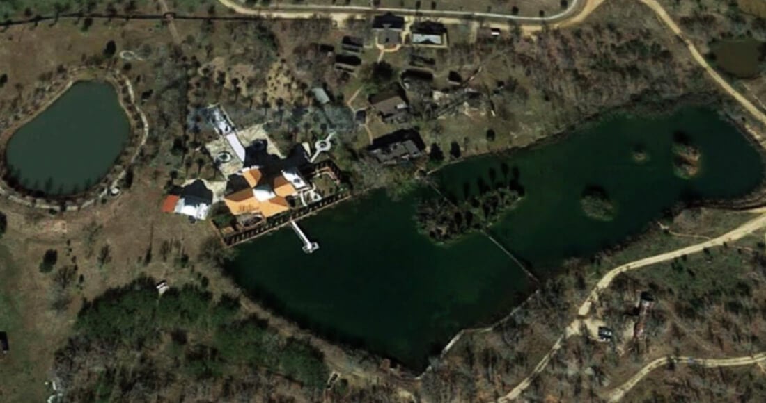 Rancho silver Wolf / imagen satelital.