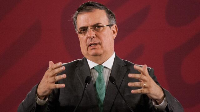 Marcelo Ebrard, secretario de Relaciones Exteriores.