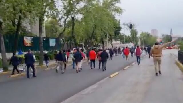 Protestas afuera del PRI