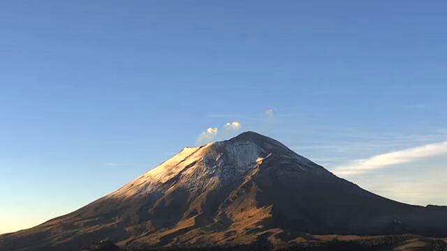 Volcán Popocatépetl el 21 de agosto