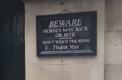 caballo de la Guardia Real