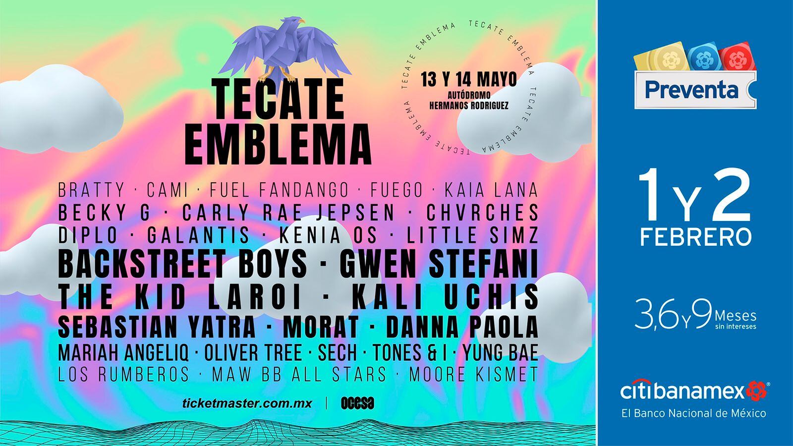 Cartel Tecate Emblema