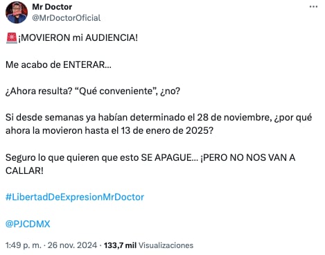Maryfer Centeno vs Mr. Doctor