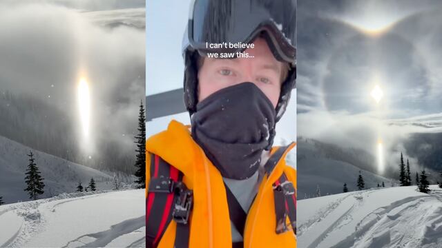 VIDEO: El extraño resplandor en la nieve que se hizo viral en TikTok tiene una explicación científica