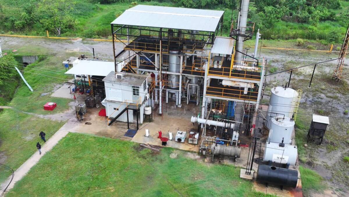 Refinería de huachicol en Veracruz