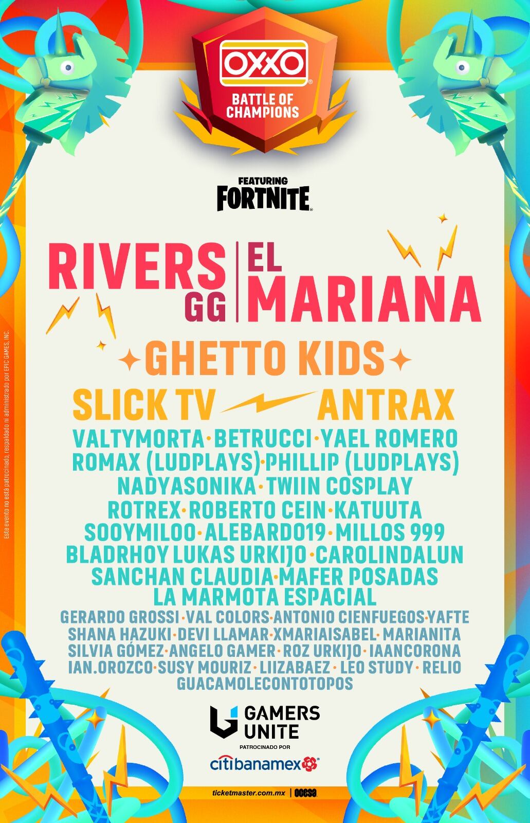 Cartel del Oxxo Battle of Champions ft. Fortnite