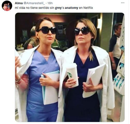 Grey’s Anatomy sale de Netflix, memes