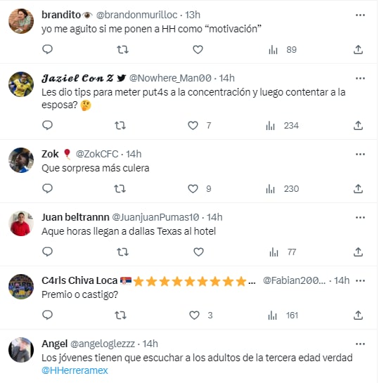 Tweet en contra de Héctor Herrera