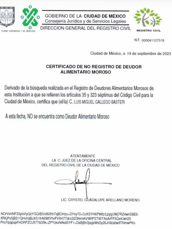 Exhiben pruebas de que Luis Miguel no es un deudor alimentario moroso