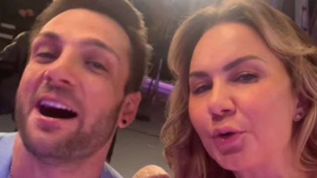 Nicola Porcella junto a Michelle Vieth