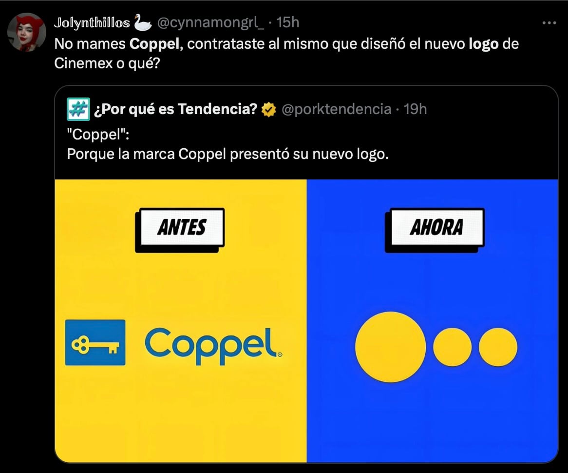 El nuevo logo de Coppel inspira los mejores memes tras revelar su "poderosa" transformación