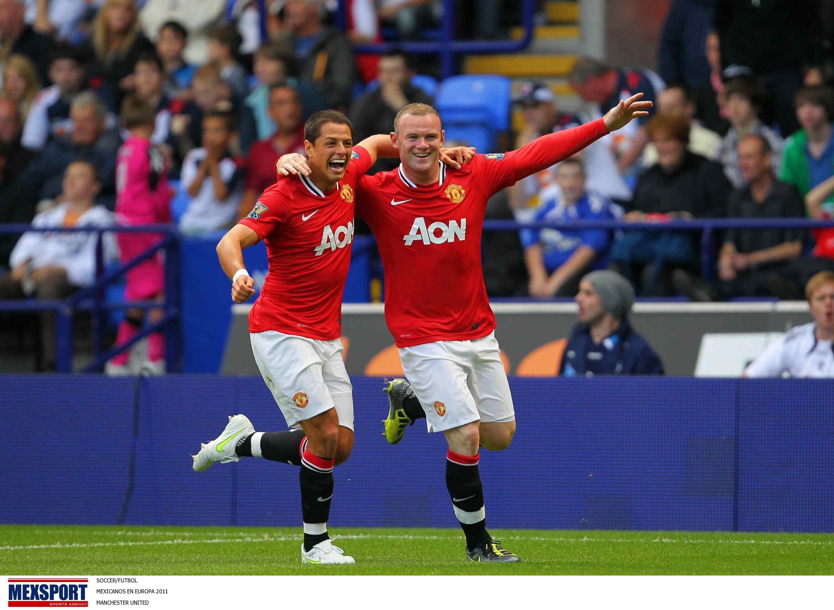 Rooney y Chicharito