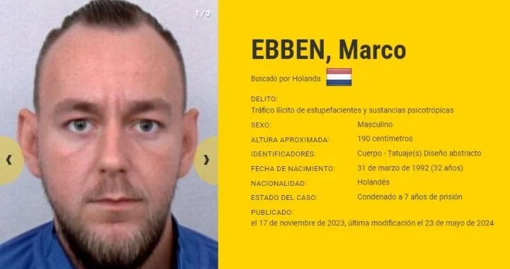 Marco Ebben, narco holandés que apoya en la guerra por Sinaloa