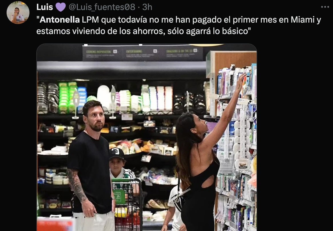 memes messi y antonela