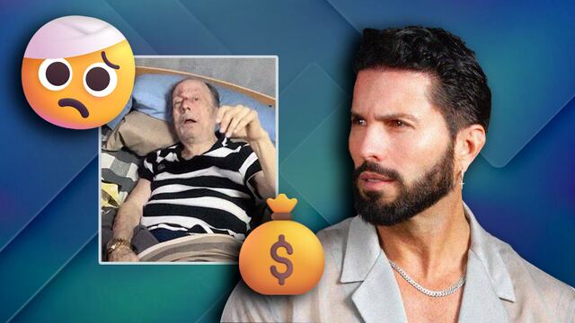 Poncho de Nigris visita a su papá en el hospital y le lleva regalazo de oro