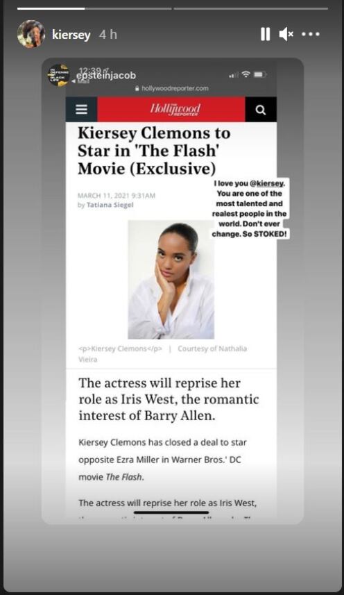 Kiersey Clemons intepretará a Iris West