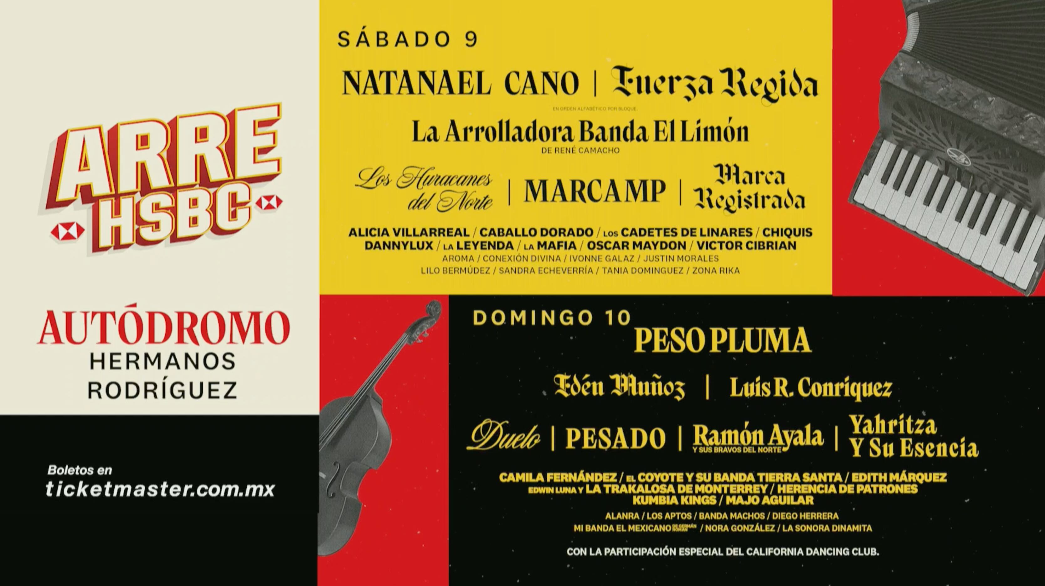 Arre HSBC 2023: Precio de boletos, cartel completo y fechas del primer festival de música mexicana