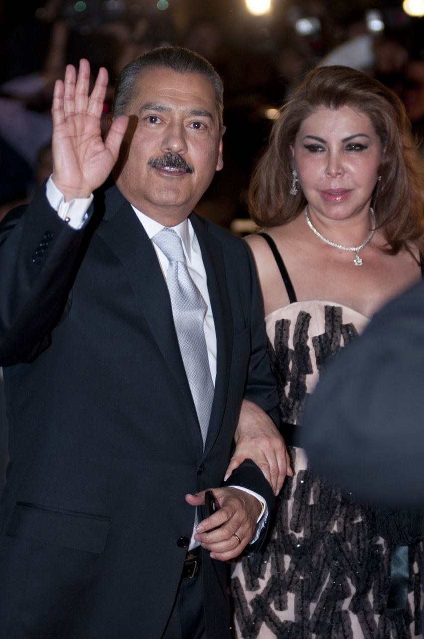 Manlio Fabio Beltrones y Sylvia Sánchez