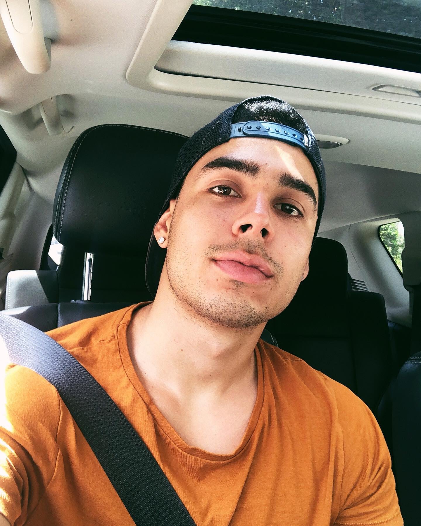 El Chamo Salas, exnovio de Caeli.