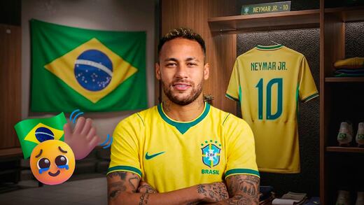 Neymar da por terminado su ciclo con la Selección de Brasil