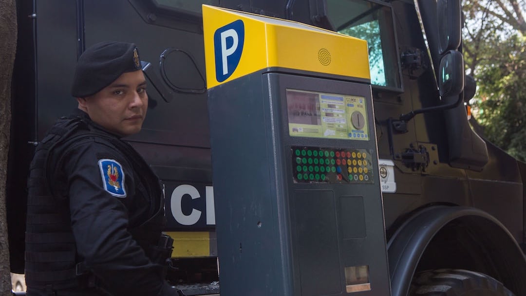Parquímetro en la CDMX