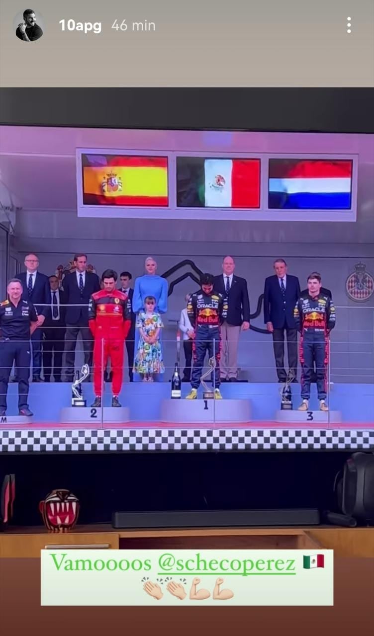 Felicitaciones a Checo Pérez