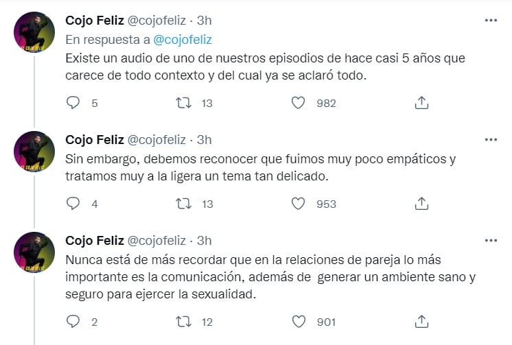 Tuit de 'El Cojo Feliz'