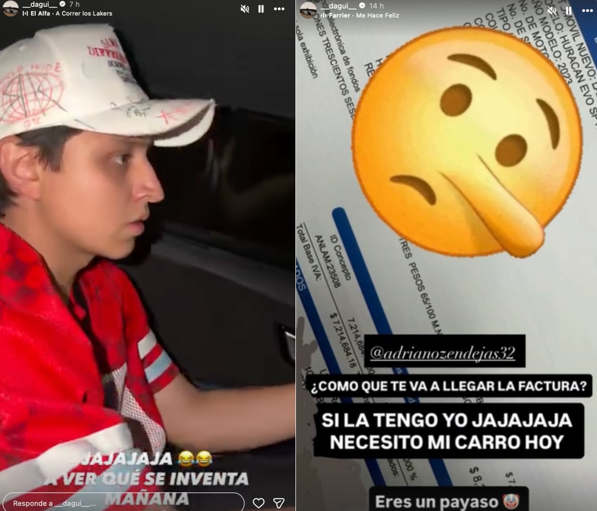 Dueño de Lamborghini exhibe a Adriano Zendejas