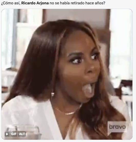 Memes del retiro de Ricardo Arjona