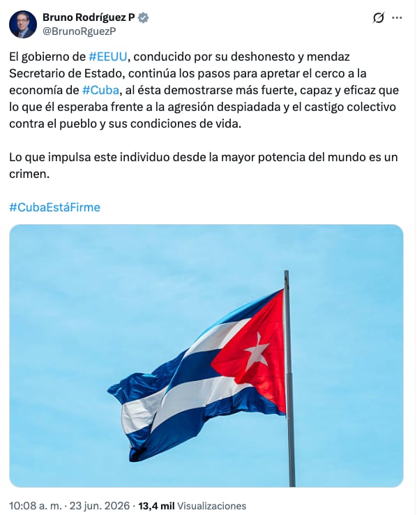 Cuba responde a nuevas sanciones de Estados Unidos