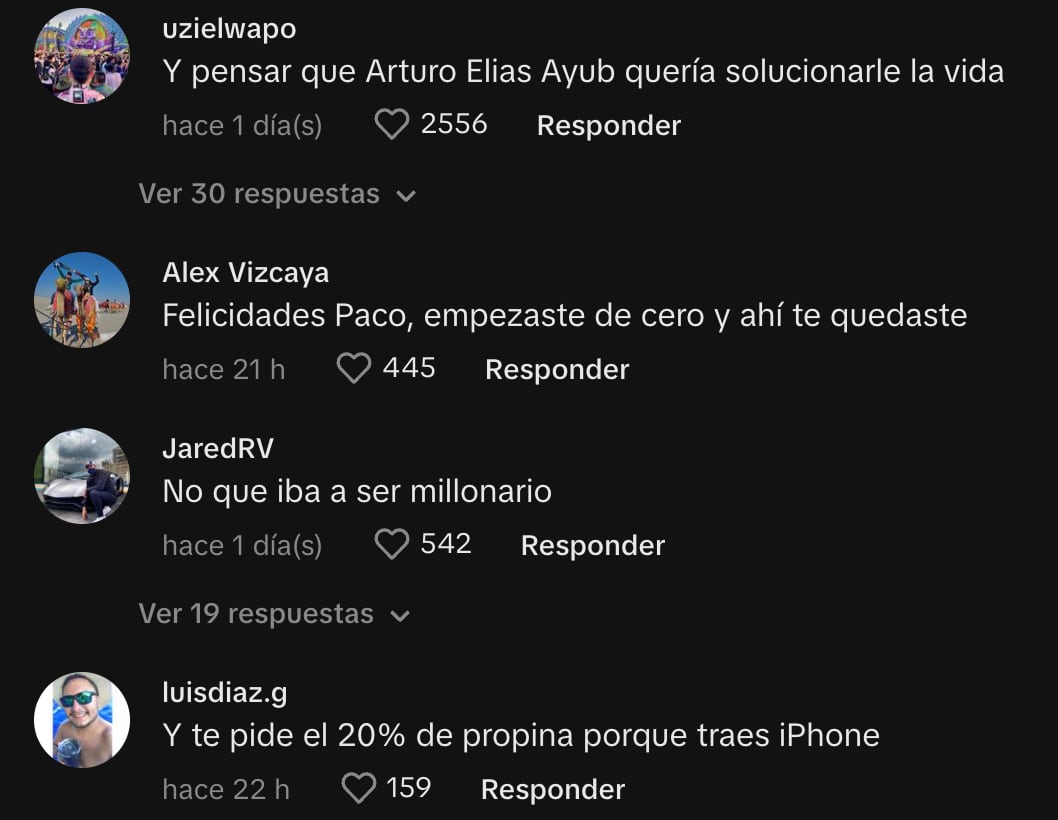 Comentarios al video de Paco de las empanadas