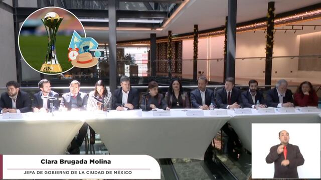 Presentan Comité Organizador en la Ciudad de México para la Copa Mundial 2026