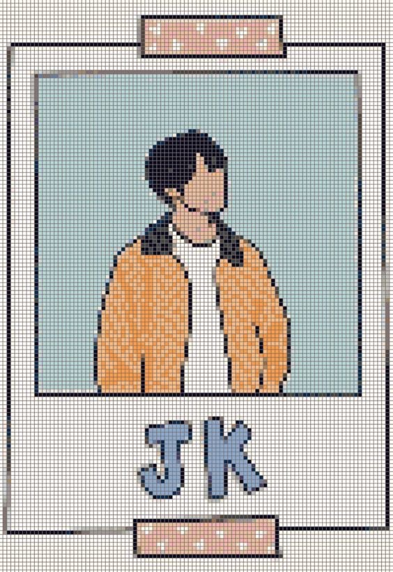 9 dibujos cuadrículas de BTS fáciles que cualquier miembro del ARMY puede hacer