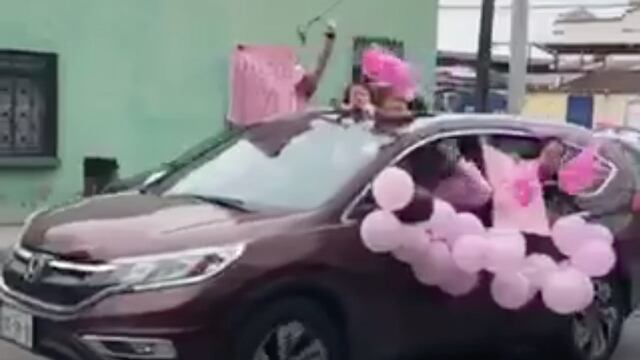 Baby shower sobre ruedas.