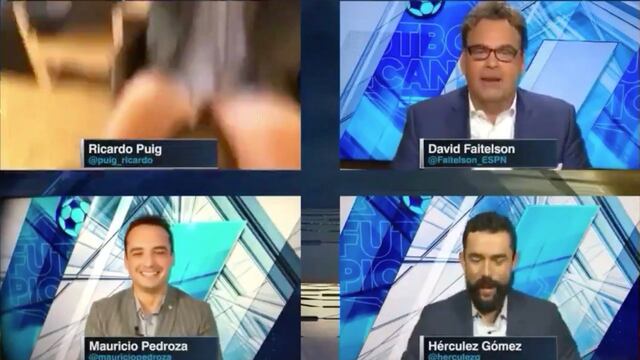 Ricardo Puig dejó ver sus interiores por accidente