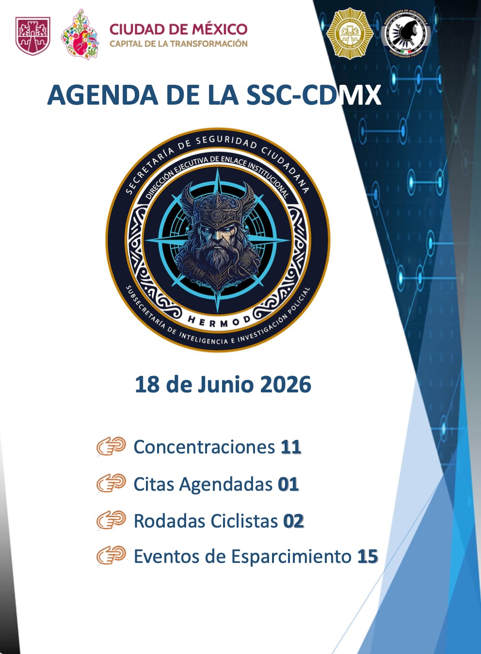 Agenda de marchas en CDMX para este 18 de junio