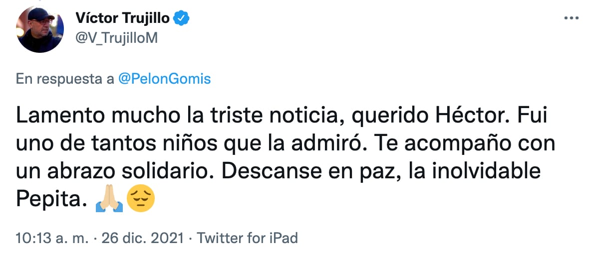 Mensaje a Pepita Gomís