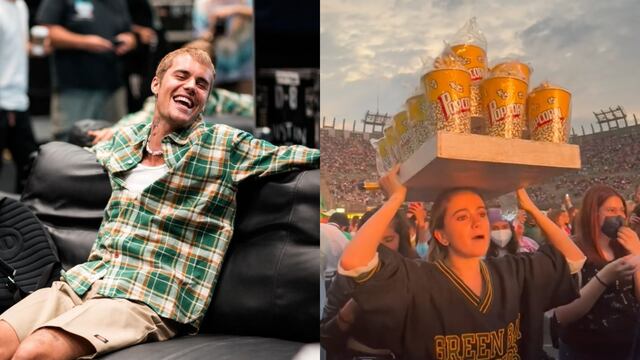 Justin Bieber, fan en concierto