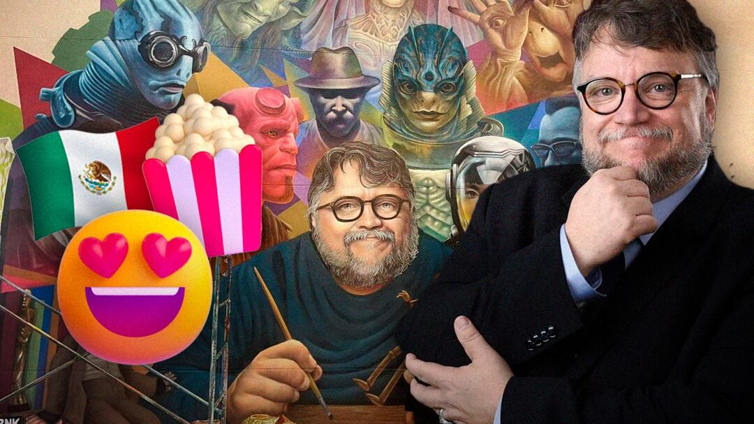 Así reacciona Guillermo del Toro al ver mural dedicado a sus personajes más famosos