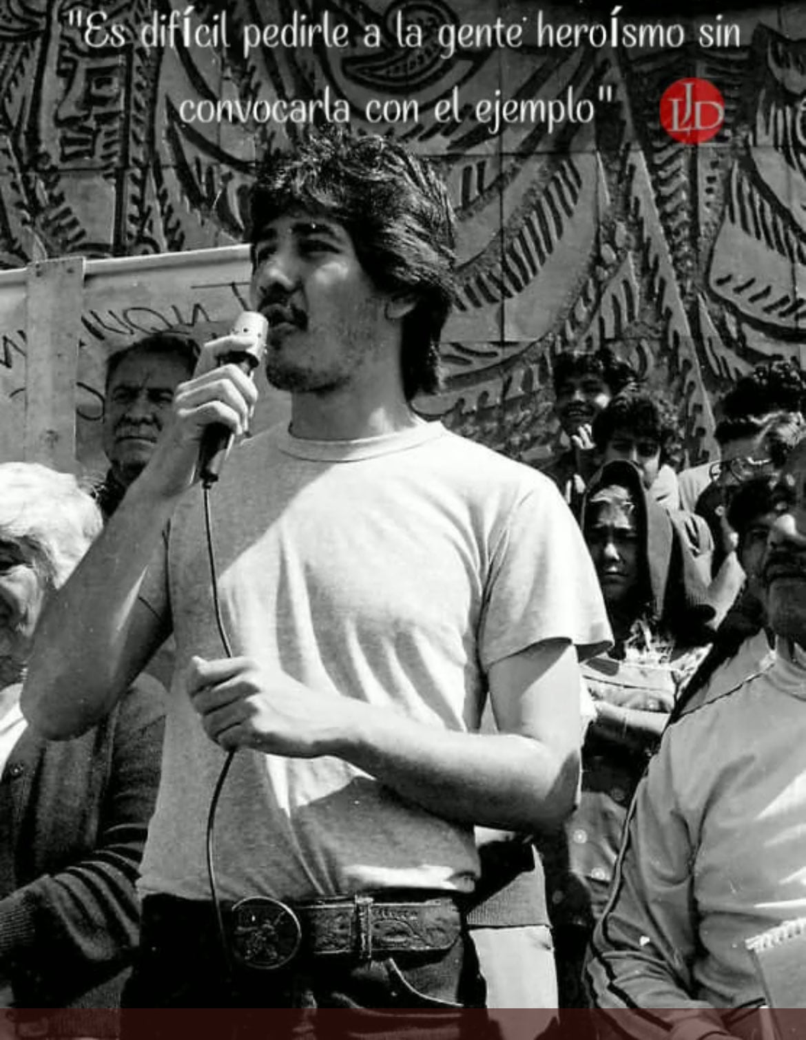 Gerardo Fernández Noroña, a los 23 años