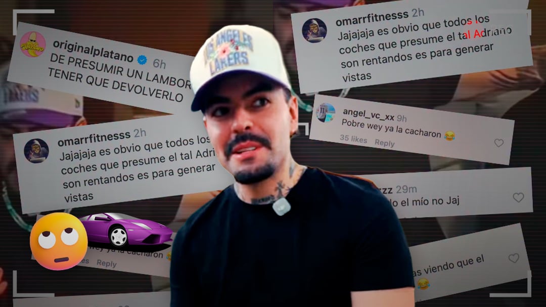 Adriano Zendejas fingió tener un Lamborghini para generar likes