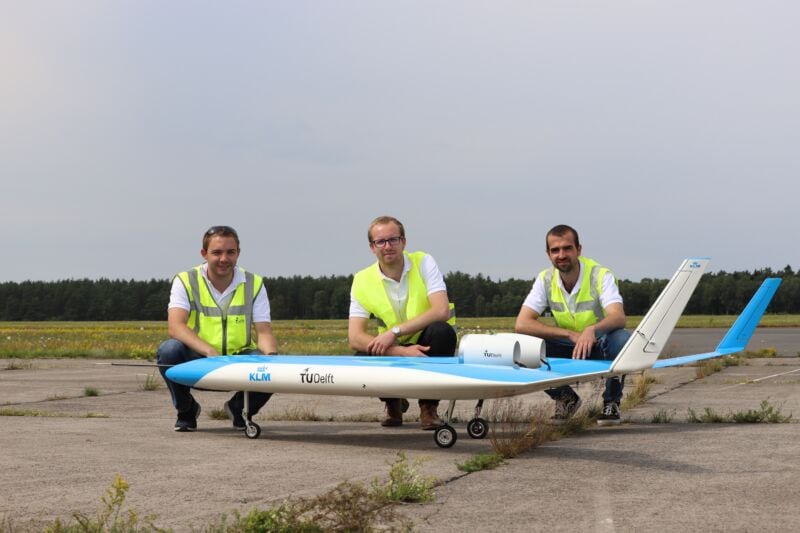 Avión Flying-V de KLM en conjunto con la Universidad Tecnológica de Delft