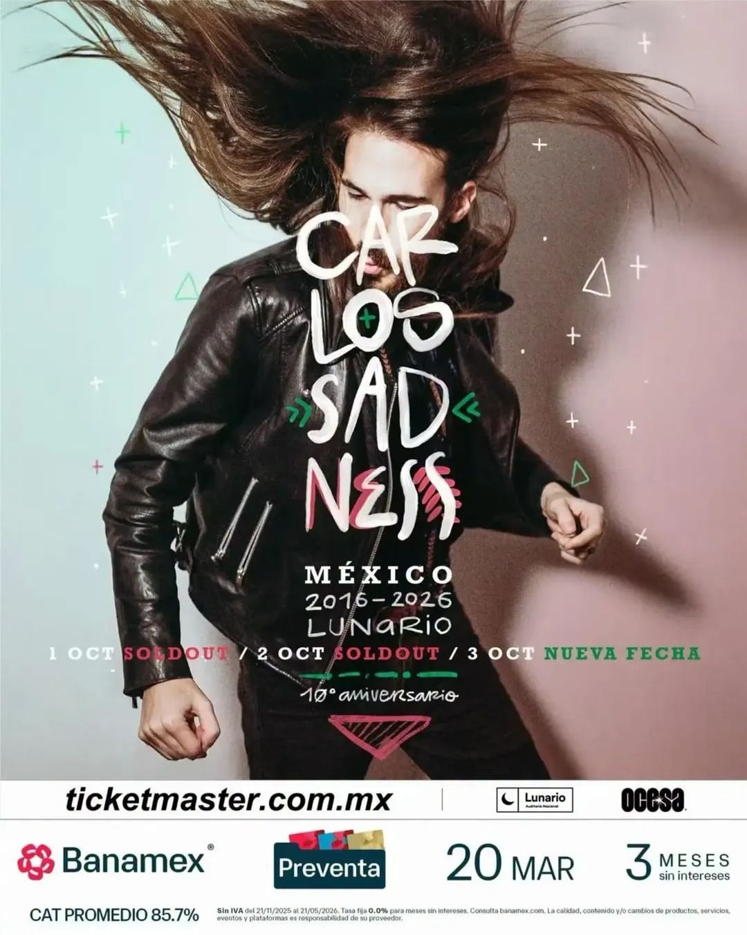 Concierto de Carlos Sadness en Lunario del Auditorio Nacional