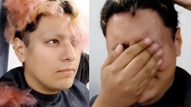 Pide un corte de cabello y termina llorando