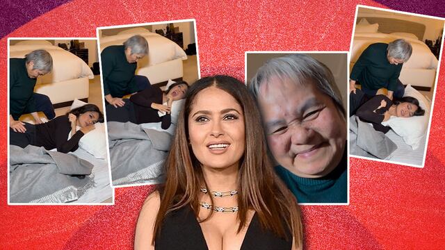 Salma Hayek le dio tremendo susto a su masajista