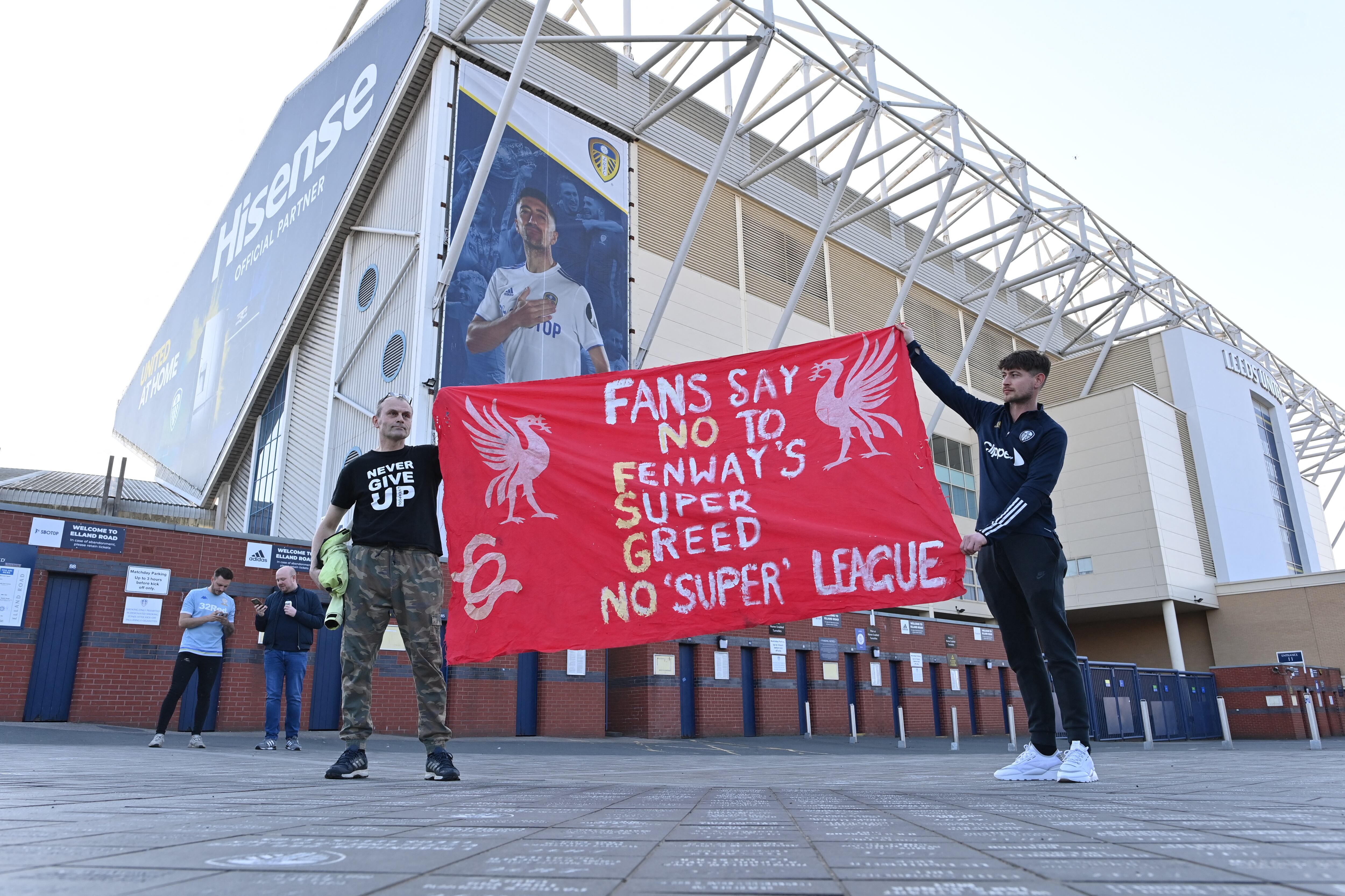 Protesta de fans contra Superliga