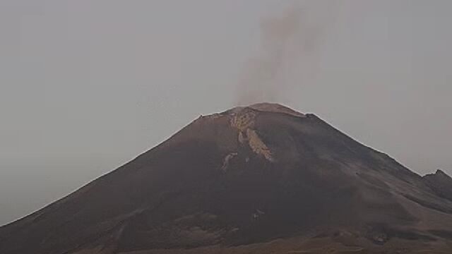 Volcán Popocatépetl el 17 de diciembre