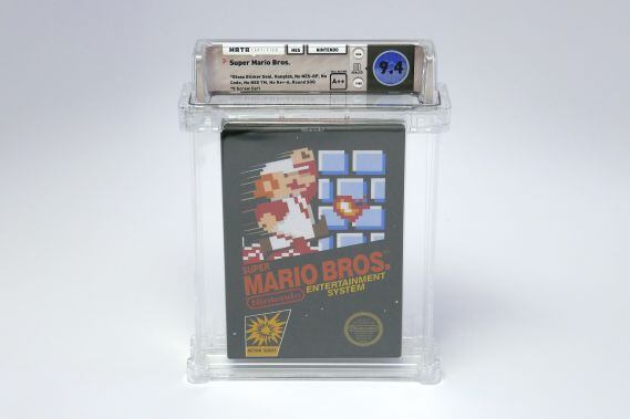 Venden cartucho de Super Mario Bros. en 2 mdp