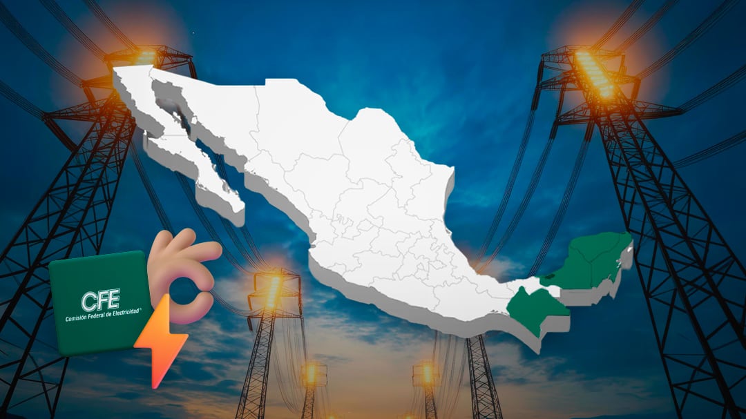 CFE restablece al 100% la electricidad en Yucatán, Quintana Roo, Campeche y Chiapas