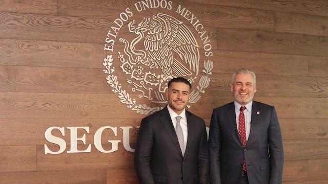 Omar García Harfuch reconoce a Michoacán por combate a la extorsión